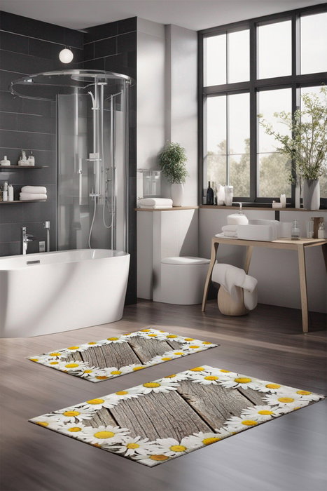 Mijölnir Juego de alfombrillas de baño CT-5228 Multicolor Mijölnir Juego de alfombrillas de baño CT-5228 Multicolor